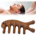 Premium Sandalwood Hood Scalp Massage Comb - Wide Tooth Wooden Hair Comb for Stress Relief & Relaxation - Buy Online on GoSupps.com