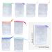 BEALIFE Shower Gel Soap Bags Facial Cleanser Bath Cleaning Tool Bubble Net Wash Handmade Foaming Drawstring for Bathroom Red - Buy Online on GoSupps.com