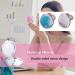 AKOAK Compact Quicksand Pocket Travel Makeup Mirror - Double Sided 1x/2x Magnification - Pink - Buy Online on GoSupps.com