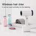 Travel Hair Dryer Portable Cordless Hair Dryer with Hot and Cold Air Small Foldable Wireless Hair Dryer for Hairdressing Oil Painting Drying - Buy Online on GoSupps.com
