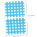 20 Sheets Fitness Support Tape - Adhesive Cloth for Sports Injuries & Physiotherapy | Easy Sticky 10x6cm - Best Sports Adhesive Tape for Fitness - Buy Online on GoSupps.com