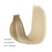 Buy Real Hair Balayage Tape In Extensions - Platinum Blonde & Ash Brown 45cm | 50g Invisible Double-Sided 20 Pieces - Buy Online on GoSupps.com