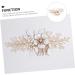 Housoutil Decor Tiara Hair Comb Bridal Hair Accessories Wedding Hair Accessories for Brides Bridal Hair Side Comb Bride Hair Accessories Flower Hair Side Comb Headgear White Metal - Buy Online on GoSupps.com