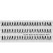 Professional 10packs Eyelashes - (Knot Free) Flare Black (Double Medium)