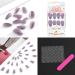 Sethexy Matt Ballerina Long False Nails | 24pcs Coffin French Acrylic Nail Tips for Women & Girls - Buy Online on GoSupps.com
