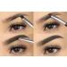 Impora London Angled Eyeliner/Brow Makeup Brush | Flat with Angled Tip for Winged Liners - Ideal for Eyes & Brows - Works with Gel, Cream, or Powder - Buy Online on GoSupps.com