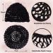 4 Pcs Black Mesh Hair Net for Women Sleeping - Crocheted Rayon Snood Cover for Sleep Cap - Buy Online on GoSupps.com