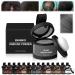 Veins Grain Hair Color Root Cover Up Veins Grain Hair Powder Hairline Shadow Powder Enhanced Hairline Powder Conceals Instantly Root Touch Up for Women Men (08 Gray 1)