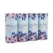 4 Packs Car Tissues Facial Tissue,150 Count Tissues Per Tube Portable Cylinder Box Roll For Office Car Home,Purple
