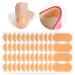 Sibba 12 Sheet Moleskin for Feet, Waterproof Adhesive Foam Blister Prevention Patches Blister Blister Plasters Bandages High-Heeled Sticker for Chafing Blister Prevention