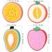 TOSSPER 4 Pack Cute Fruit Shaped Shower Sponges - Perfect Bath Brush for Kids & Children | Fun Bathing Tools & Scrubbers - Buy Online on GoSupps.com