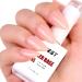 Rubber Builder Gel Base Gel Nail Polish Set - 5-in-1 Elastic Rubber Base Coat Kit | Soak Off LED/UV | Sheer Nude Pink Color | 15ml - 2pcs - Buy Online on GoSupps.com
