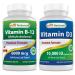 Best Naturals Vitamin B-12 6000 mcg & Vitamin D3 10000 IU
