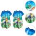 Healifty Hair Dye Shampoo 2pcs Children Kids Cutting Capes Professional Salon Shop for Barber Waterproof Home Haircut Hair - Buy Online on GoSupps.com