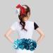 Oaoleer 12PCS 7 Sequin Glitter Cheer Bows - Sparkly Large Hair Bows for Girls - Competition Cheerleader Accessories in Silver and Red Sequin - Buy Online on GoSupps.com