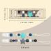 Cute Star Silicone Pacifier Clip Set for Newborn Boy and Girl - Blue&Gray - Buy Online on GoSupps.com