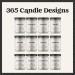 Birthday Candle - All 365 Days - Zodiac Soy Wax Candles 220g - Unique Birthdate Candle - Candles Gifts for Women - Present for Mothers Day or Christmas - Makester - October 30 - Scorpio 304. October 30 - Buy Online on GoSupps.com