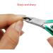 Dead Skin Scissors Colorful Manicure Colorful Dead Skin Remover Pedicure EagleBeak Pliers Stainless Steel Silver - Buy Online on GoSupps.com