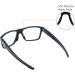 Blazerbuck Replacement Nose Cushion for Oakley Crossrange OO9361 XL OO9360 Patch OO9382 | Black & Yellow Low Stance Unit - Buy Online on GoSupps.com