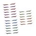 Angoily 54 Pairs Anti Sweat Eyeliner Eyeshadow Women Eyeliner Decal Eye Line Strip Sticker Template Man Prom 1 count (Pack of 1) As Shown 1x3pcs