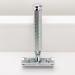 Merkur 42C Classic Razor | Hexagonal Handle | Gloss Chrome | Three-Part Closed Comb | Ideal for Wet Shaving | Made in Germany - Buy Online on GoSupps.com