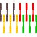 12 Pieces Mask Extender Hook Adjustable Silicone Mask Extension Buckle Ear Grips Anti-Tightening Mask Holder Hook Ear Strap Accessories for Relieving Pressure and Pain (Black, Rose Red, Green, Purple)
