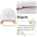Flower Baby Girls Pompom Beanie | Knitted Soft Fall Hat for Toddler Girls 2-4 Years | Beige Winter Infant Beanies - Buy Online on GoSupps.com