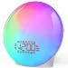 Yazeky daylight alarm clock Wake Up Light sunrise sunset simulation alarm clock radio 7 natural noises 2 alarms snooze 7 color light brightness bedside lamp (white)