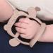 PETINUBE Anti-Dropping Silicone Baby Wrist Teether - Soothing Pacifier for Infants 3+ Months - Made in Korea - Crab + Bear Design - Buy Online on GoSupps.com
