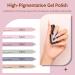 Maykawe Gel Nail Polish Set with 48W Nail Lamp - 6 Nude, Gray, Pink, Purple Colors - Base Top Coat, Manicure Tools - Shellac Nail Art Kit for Beginners - Home Salon Starter Kit - Buy Online on GoSupps.com