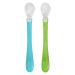 Green Sprouts Feeding Spoons 6-12 Months Aqua 2 Pack