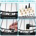 SIKEFIWO Bicycle Valve Adapter Set - 25-Count All-Valve Bicycle Adaptors for DV SV AV & Ball Needle Pumps - Convenient Sorting Box Included - Buy Online on GoSupps.com