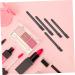 HAPINARY 30 Pcs Eye Shadow Brush Double Ended Makeup Brush Double Sided Makeup Brush Brow Brush Nylon Black - Buy Online on GoSupps.com