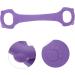 Yoga Tension Belt & Resistance Bands Set - Home Gym Workout Equipment for Flexibility & Strength Training - TPE Purple - Buy Online on GoSupps.com