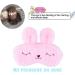 ULIFEMALL Cute Rabbit Sleeping Mask - Soft Plush Bunny Blindfold for Kids & Adults - Pink - Buy Online on GoSupps.com