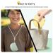 Sleek Soft Silicone Retainer Holder - Stylish Portable Case for Invisalign & Night Guards | Mint Green - Buy Online on GoSupps.com