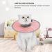 Soft Cat Recovery Collar Waterproof Adjustable Elizabethan Collar for Cat Kitten After Surgery (M) M Pink - Buy Online on GoSupps.com
