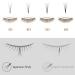 Lash Extension Supplies - 2 Trays 12 Rows Soft Faux Mink Individual Lashes Japanese Camellia Natural Series 0.05-C 10mm & 11mm Caramel - Shop Internationally - Buy Online on GoSupps.com