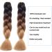 LDMY Ombre Brown Braiding Hair Extensions - 6pcs | 100g Braids for Stylish Looks - Buy Online on GoSupps.com