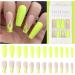 Nail art patches beautiful and fashionable nail patches finger decorations beauty decoration supplies frosted fluorescent yellow flame long ballet nails European and American style nail art produ 1 count (Pack of 1) Cblcy-18 - Buy Online on GoSupps.com