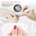 Electric Nail Drill obqo Rechargeable Professional Nail File Kit for Acrylic Gel Nails Manicure Pedicure Polishing Shape Tools Design for Home Salon Use - Buy Online on GoSupps.com