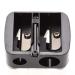 Precision 2 Holes Cosmetic Pencil Sharpener for Eyebrow Lip Liner Eyeliner Pencil School Office Supply Gift for Eyebrow Eyeliner