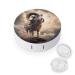 Aries Contact Lens Case with Mirror Portable Cute Eye Contact Lens Box Travel Kit