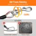 Pawaboo Dog Tie Out Cable 10ft Dog Runner Cable Dog Leads for Small to Large Dogs Up to 125 Pounds Heavy Duty Dog Leash Run Tether with Steel Reinforcement for Outdoor (125lbs 10ft Red) 10ft Red - Buy Online on GoSupps.com