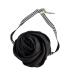 OralGos Bohemian Rose Necklace Temperament Choker Clavicle Chain for Women Trendy Jewelry Gift Satin