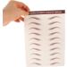 Mipcase Lot de 6 Autocollants pour Sourcils Repositionnables 3D Effet Poil Poil Imperm ables Couleur Marron Transfert Temporaire pour Maquillage Naturel et Stylisme des Sourcils - Buy Online on GoSupps.com