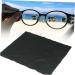 FOMIYES 100pcs Black Glasses Cleaning Cloth - 15x15cm Lens Clean Cloth for Smudge-Free Vision - Buy Online on GoSupps.com