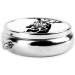 Black and White Giraffe Portable Metal Pill Box | Round Mini 3-Compartment | Travel Must-Have for Small Pills - Buy Online on GoSupps.com