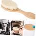 Fomiyes 3-Piece Wooden Hair and Beard Brush Set | Mustache & Razor Brush for Men | Premium Grooming Essentials - Buy Online on GoSupps.com