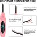 Rechargeable Heated Eyelash Curler with Comb - 3 Temperature Settings, LED Display, Quick & Natural Curling - Long Lasting Pink - for Women - Buy Online on GoSupps.com